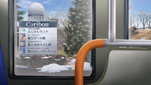 Roadside Station with Mount Fuji View